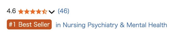 Amazon #1 Best Seller in Nursing Psychiatry and Mental Health